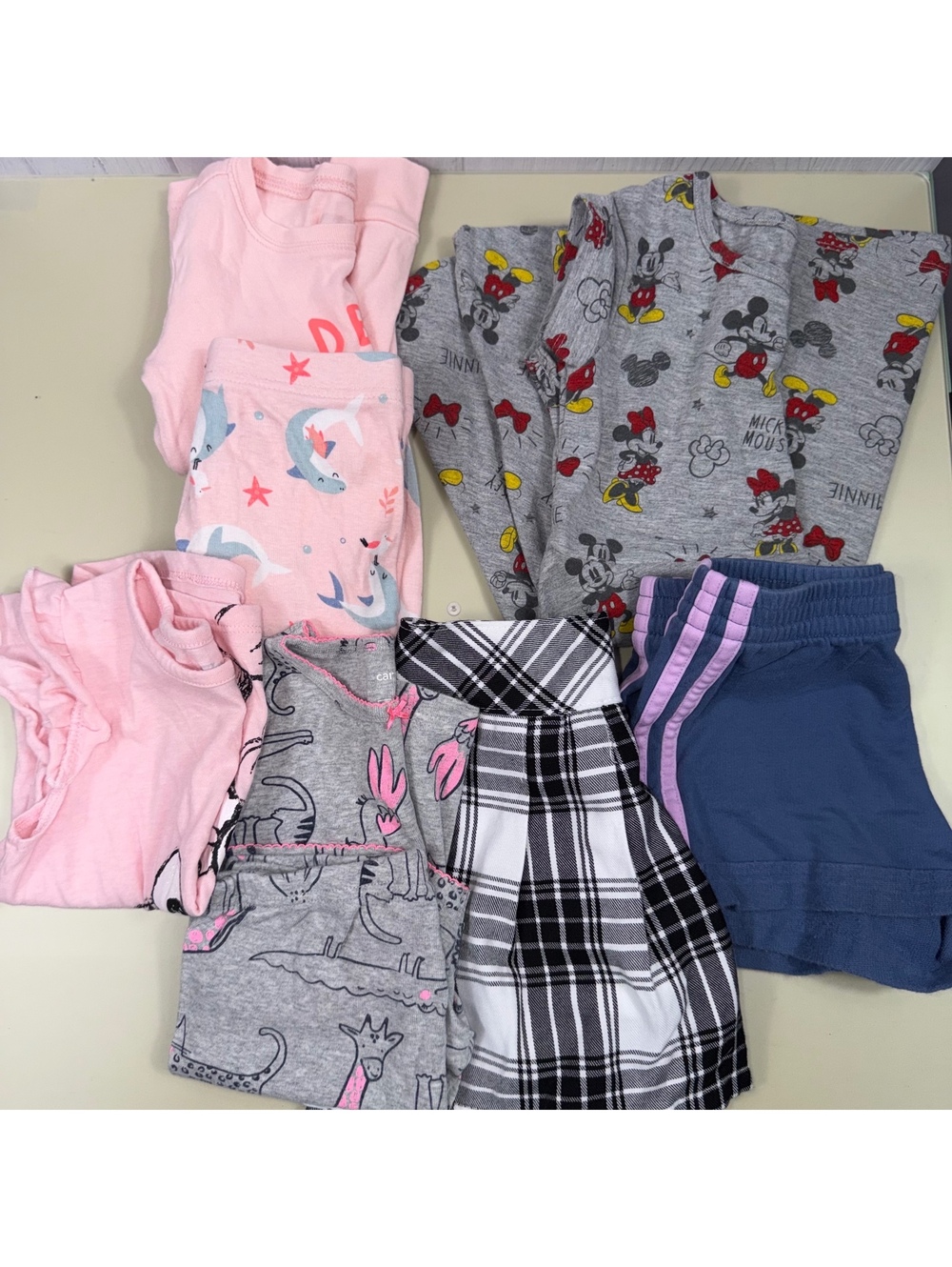 Girls 4T Clothing Lot Disney Adidas Carter’s Old Navy